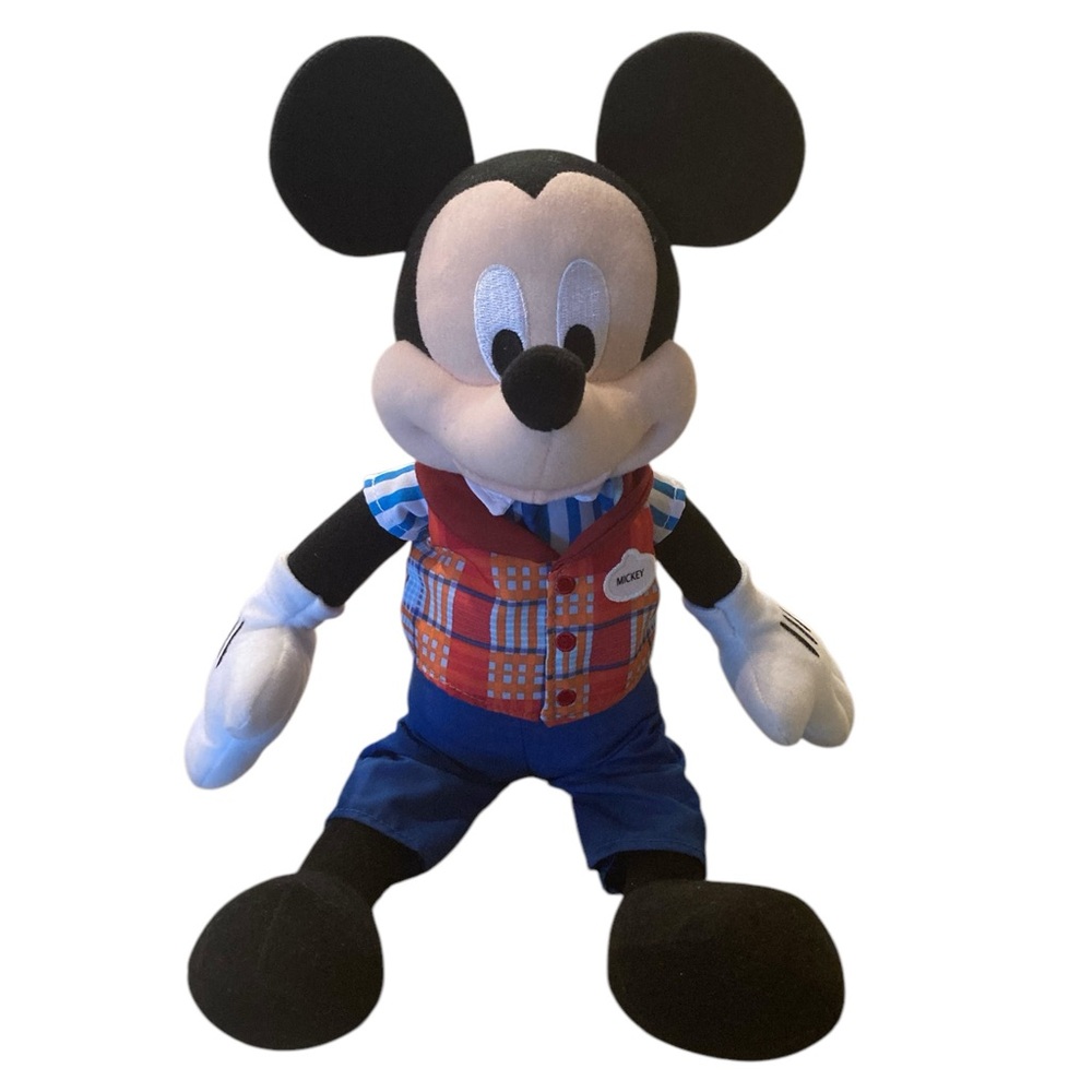 Disney Mickey Mouse Plush Toy - Black, Red, Blue‎